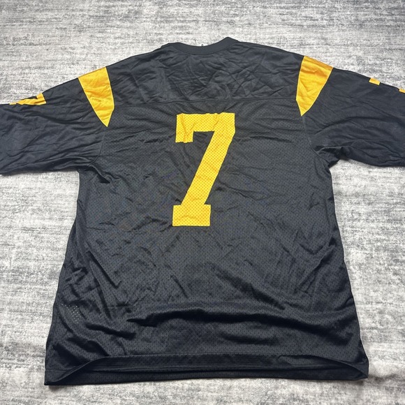 Nike USC Trojans #7 Jersey Mens XL Black Y2K Nike Team College Football  XL - Picture 8 of 8